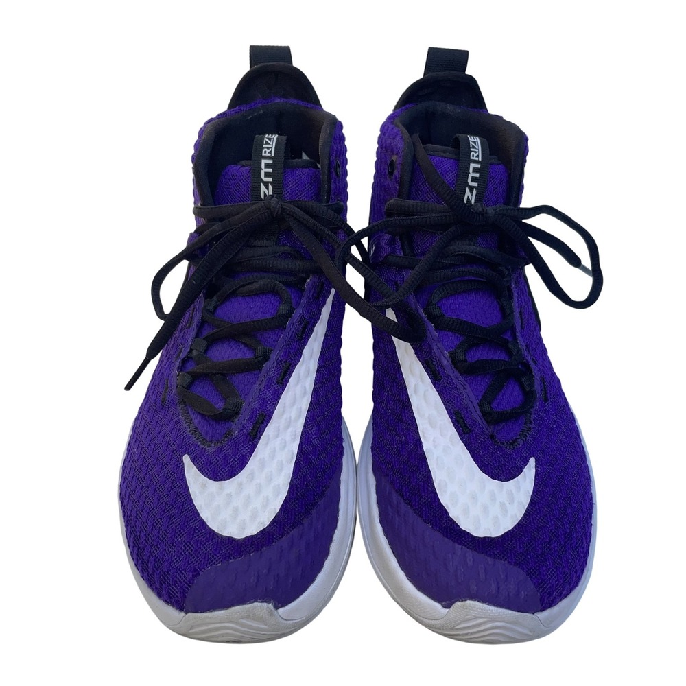 Nike Zoom Rize TB Basketball Shoes Mens Size 8 Team Court Purple BQ5468-500 High